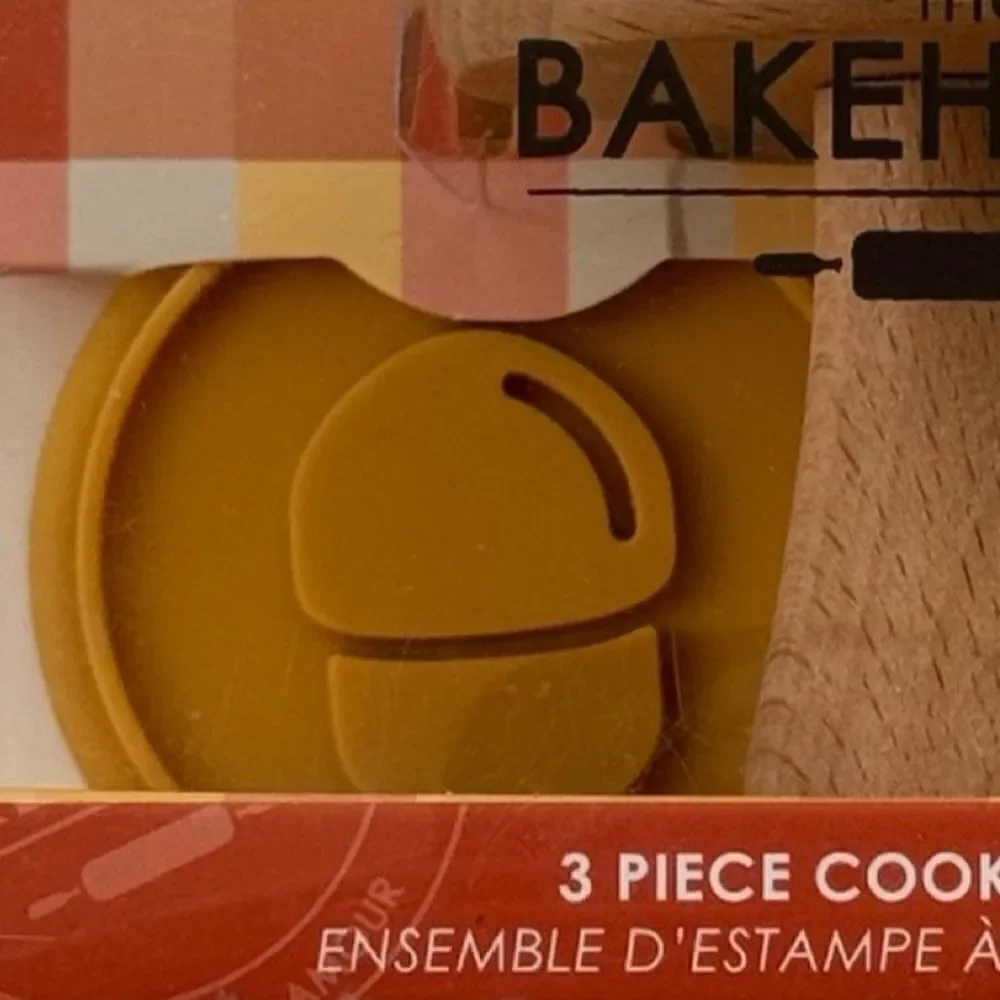 Fall Cookie Press Ciroa 3 Piece Silicone with Timber Handle The Bakehouse NIB